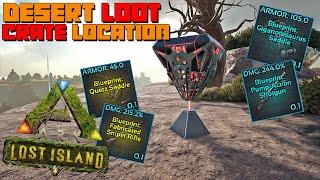 ARK: Lost Island | Desert Loot Crate Drops Location! (NEW Coords 91.3 - 71.5)