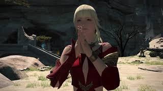 FINAL FANTASY XIV_MC spars with lyse.