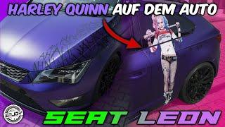 Harley Quinn auf einem Auto?! | Nissan 350z | Polo GTI Martini |Enjoy Fahrzeugfolierung