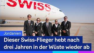 Mission Wüste – diese Crew weckt Swiss-Airbus aus dem dreijährigen Dornröschenschlaf ️