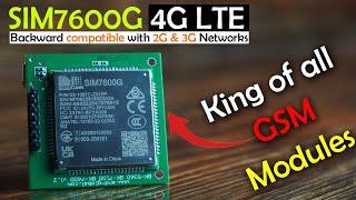 SIM7600G LTE GSM with ESP32, Send SMS, & Receive SMS  compatible with 4G, 3G, & 2G networks