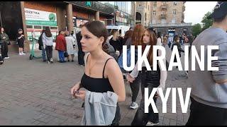 Kyiv, Ukraine. Walking tour. April 2024 4K