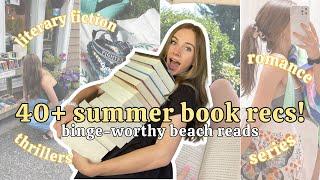 40+ summer book recs! ️ *binge-worthy beach reads*