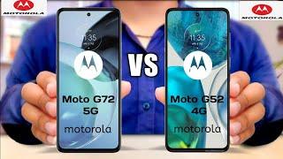 Motorola Moto G72 vs Motorola Moto G52 || Motorola Moto G52 vs Motorola Moto G72