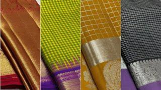 SUPER COMBITION KANCHIPURAM SILK SAREES |@millionsarees |#milliondesigns |whatsapp 6305863923