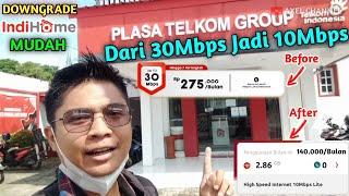 How to Lower the Indihome Wifi Mbps Package | 30Mbps To 10Mbps Lite