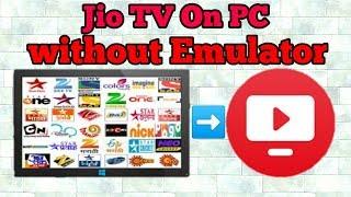 Jio Tv On Pc || Without Emulator || On Crome