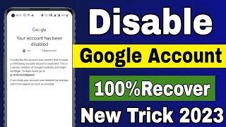 How To Recover Disabled Google & Gmail Account 100%Real || Disbale Gmail Account Recovery (2023)
