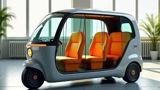 2025 SUZUKI ELECTRIC MINI AUTO RIKSHAW:Aesthetics Electric Motor, Battery, and Range Details