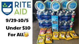 Riteaid Haul for less than $10  || 9/29-10/5