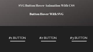 SVG Button Hover Animation With CSS