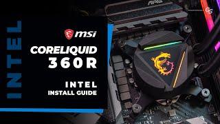 HOWTO MSI MAG Coreliquid 360R & 240R Intel LGA 1200 & 115X Install Guide