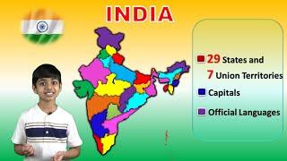 States of INDIA How to Learn | States & Union Territories | Capitals & Languages | Geography