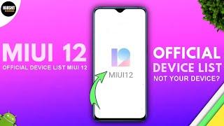 MIUI 12 Officially Released | MIUI 12 Supported Device List | Miui 12 Official Device List