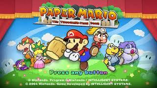 The Title Screen Of Paper Mario The Thousand Year Door Changes As You Progress Through The Game