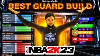 BEST GAME BREAKING GUARD BUILD IN NBA 2K23! *NEW* 3PT SHOT CREATOR BUILD IN NBA2K23! BEST BUILD 2K23