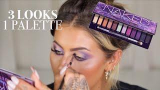 3 LOOKS, 1 PALETTE - URBAN DECAY NAKED ULTRAVIOLET ad | JAMIE GENEVIEVE