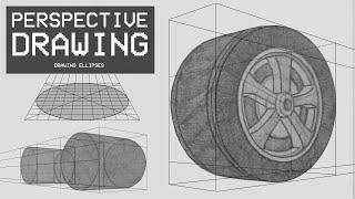 Perspective Drawing 14 - Drawing Ellipses