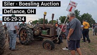 Old Farm Tractors - Oliver - John Deere - Farmall - Case - Auction Defiance, OH 06-29-24