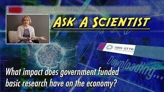 What impact does government funded basic research have on the economy?