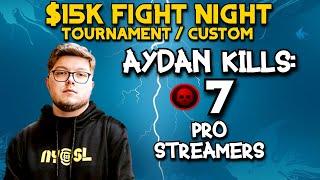 *NEW* WARZONE Aydan Kills 7 Pro Streamers W/ Bbreadman & Fifakill ($5K Fight Night Tournament)