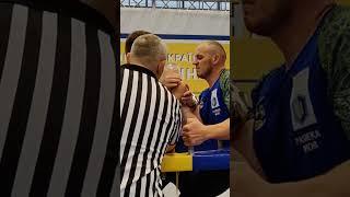 Championship of Ukraine in Armwrestling 2022  Senior Men right hand 100 kg Final