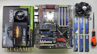 intel Core i7 920 ASUS RAMPAGE II EXTREME GTX260 CM STORM Scout PC Build Benchmark
