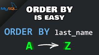 MySQL ORDER BY clause is easy