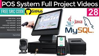 Java POS  inventory management system Video MySQL Net Beans with code java for beginners #java 28