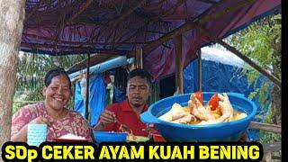 SOUP CEKER AYAM‼️ MAKAN MIE LIDI PAKAI KUAH SOUP. SANGAT SEDAP 