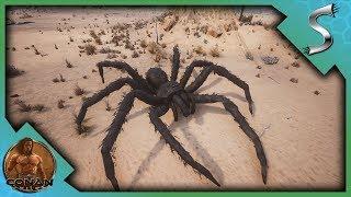 FIGHTING THE LEGENDARY SPIDER BOSS + SPIDER CAVE RAID - Conan Exiles [Full Release Gameplay E22]