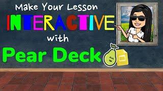 Make Your Google Slides Interactive with Pear Deck (Tagalog Tutorial)