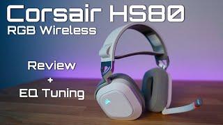 Corsair HS80 RGB Wireless Headset Review - The Deepest Dive! New color!