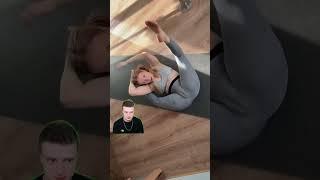 Full body yoga stretching