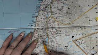 ASMR ~ Bethlehem, Palestine History & Geography ~ Soft Spoken Map Tracing Google Earth