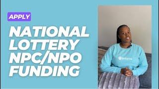 Entrepreneur Let’s Talk Ep.21: National Lottery Funding for NPO/NPC I