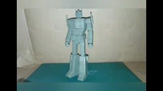 1#.TUTORIAL: COMO HACER A OPTIMUS PRIME G1 DE PLASTILINA.  [por ALD. TRANS ART]