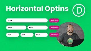 How To Create A Horizontal Inline Divi Email Optin Module (With 1, 2, Or 3 Fields)