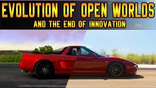 The Evolution of Racing Game Open Worlds and the End of Innovation