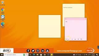 Sticky Notes App on Windows PC - Digital Post-Its