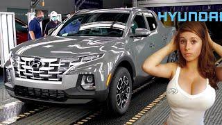 Hyundai Santa Cruz ASSEMBLY 2024: USA factory tour – Manufacturing car step by stepMaking of