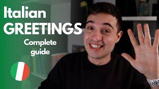 Complete Guide To Italian Greetings (Formal and Informal) | Learn Italian For Beginners 