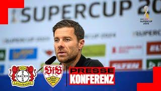 RE-LIVE: PK mit Xabi Alonso vor Bayer 04 Leverkusen  VfB Stuttgart | Supercup