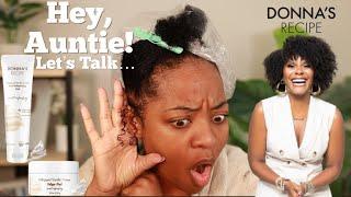 Chile, I Tried Tabitha Brown's Whipped Vanilla Cream Line On My Type 4 Hair | Donna’s Recipe Pt 1