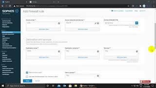 Sophos XG Firewall (V18): How to Create Firewall Rule and NAT Policies in New Firewall Rule | Sophos