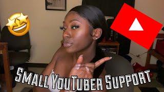 SMALL YOUTUBER SUPPORT SUNDAY | Small YouTubers Comment Below ⭐️