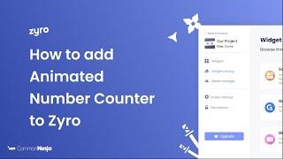 How to add an Animated Numbers Counter to Zyro