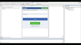 How to make facebook in visual basic6.0