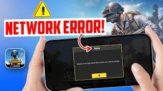 Fix PUBG Network error on iPhone | PUBG Mobile Login Failed Please check your Network setting 2024