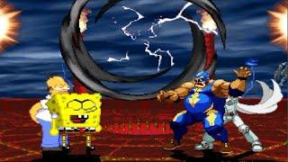 Cheap Homer Type & Old SpongeBob  MUGEN ¡¡battle¡¡ Survival